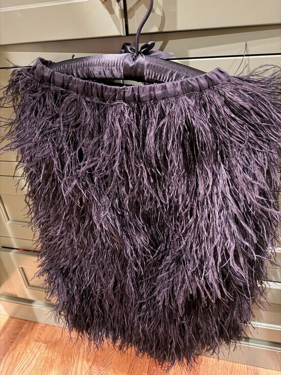 Cynthia Rowley Feather Skirt - Picture 2 of 2
